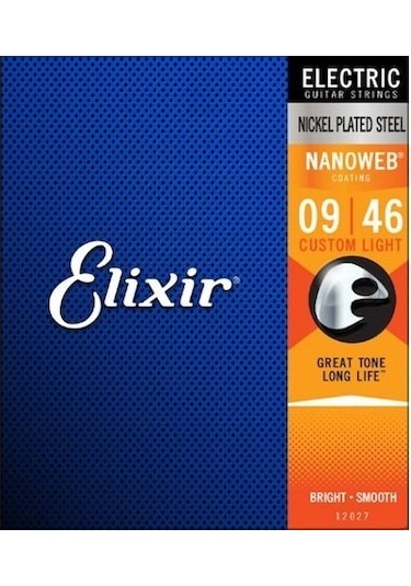Elixir 009-046 Nanoweb Elektro Gitar Teli 12027