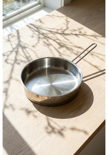 Karat Çelik Tava - 28 Cm Silver