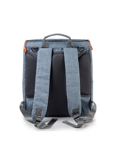 Geekyou 300d Polyester Çift Omuzlu Bebek Çanta - Su Geçirmez, Geniş Hafıza, Bebek Arabası Askısı + Bez Değişim Matı + Islak Çanta - Mavi Kot Mavi