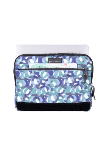 Eternal Circles 13 İnç Laptop / Macbook Uyumlu Kılıf Mavi - Siyah