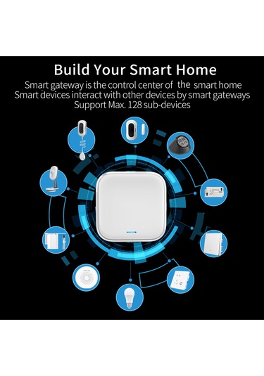 Singree Akıllı Ev Merkezi - Tuya Wifi, Bluetooth Ve Zigbee 3.0 Uyumlu Mini Çoklu Mod Hub Google Asistan Destekli