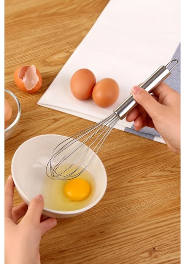 Paslanmaz Çelik Yumurtalık Sos Krema Çırpıcı Sos Karıştırıcı 40 Cm Çelik