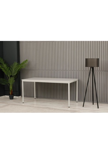 Sehpol Çalışma Masası 160x80x75 Cm Gri