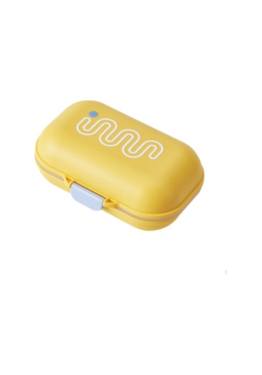 Seyahat İçin Kapaklı Sabun Kutusu, Saklama Kutusu, Banyo Sabunluk Kabı Sarı