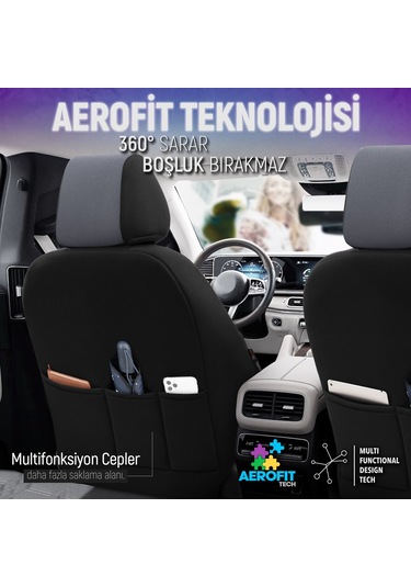 Otom Elegance Design Premium Özel Tasarım Oto Koltuk Kılıfı 553447303