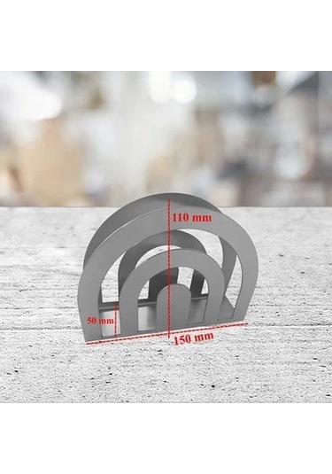 Glare Peçetelik Paslanmaz Çelik Halka Çok Renkli