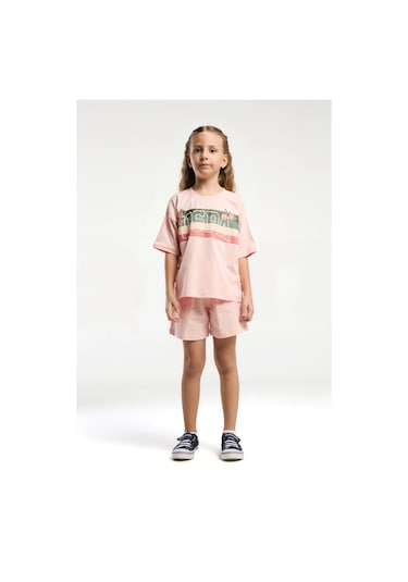 U.s. Polo Assn. Kız Çocuk Somon Pijama Takım 50312393-vr047 SOMON