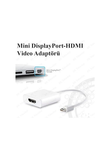 Mini Displayport - Hdmı Çevirivi Video Adaptörü