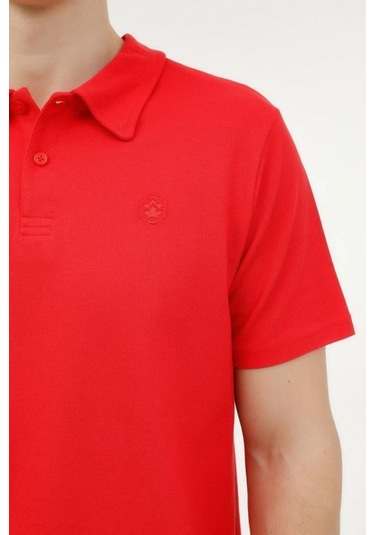 Lumberjack 4m Basıc 4fx Erkek Kırmızı Polo Yaka Tişört 101497461 KIrmızı