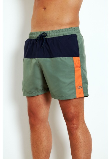 Enrico Ferry Erkek Haki Cepli Hızlı Kuruyan Deniz Şortu Edy2499h