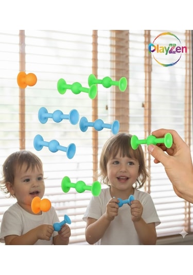 Vakum Molekül 25 Parça Yapı Taşları Fidget & Duyusal Eğitici Oyuncak 3 Yaş+