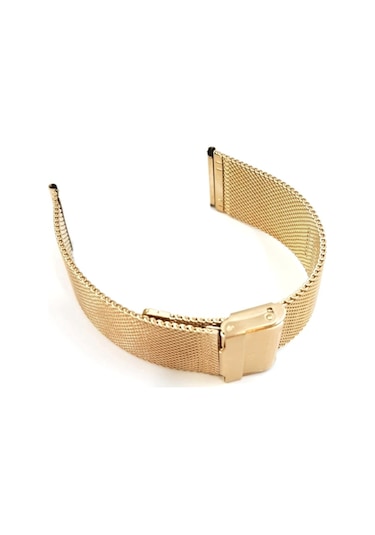 Hasır Kol Saat Kordonu Rose Çift Kilit 24 Mm (Ø1,90)