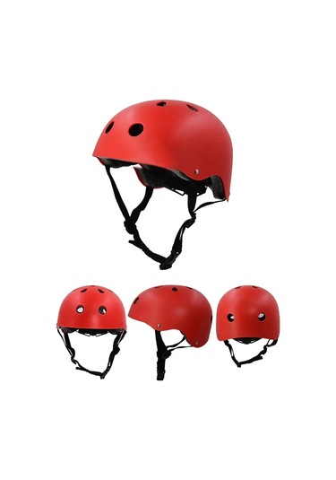 Yetişkin Çocuk Kaykay Kask Açık Spor Kayak Bisiklet Paten Kask Çok Renkli