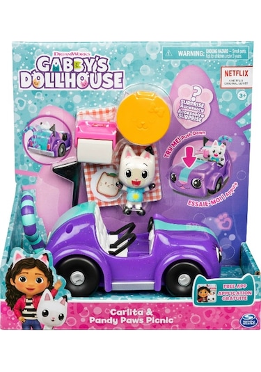 Gabby S Dollhouse Carlita Pandy Paws Picnic - Gabby Nin Arabası