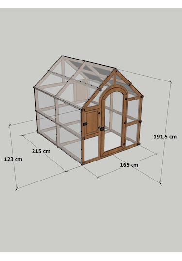 “Mandu” Green House - Ahşap Sera