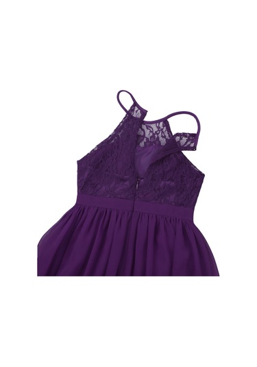 Mor Çocuk Kız Dantel Şifon Elbise Yüksek Belli Doğum Günü Hediyesi Balo Balo Akşam Nedime Düğün Parti Elbise 14 - 16 Yaş Mor Mor Çocuk Kız Dantel Şifon Elbise Yüksek Belli Doğum Günü Hediyesi Balo Balo Akşam Nedime Düğün Parti Elbise 14 - 16 Yaş Mor