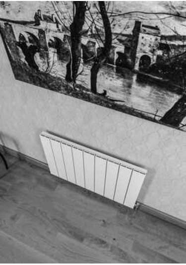 Warma Drama Yatay Alüminyum Radyatör 850x600 Pütürlü Antrasit 7946