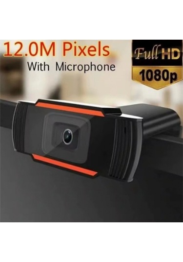 Webcam 1080p Konferans Kamera Dahili Mikrofon Chat Görüntülü Sohbet Yayın Kamerası Hd Video