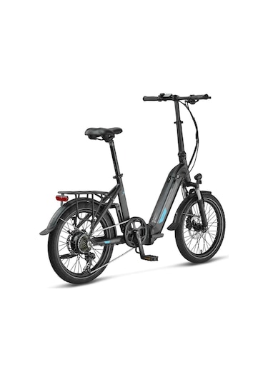 Mosso Kronos Elektrikli Katlanır Bisiklet 390h Hyd 20 Jant 7 Vites Mat Siyah Mavi Çok Renkli