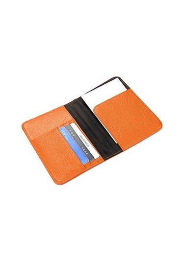 Linjinxu Seyahat İçin Litchi Dokulu Çok İşlevli Hakiki Deri Pasaport Paketi Kahverengi Kahverengi