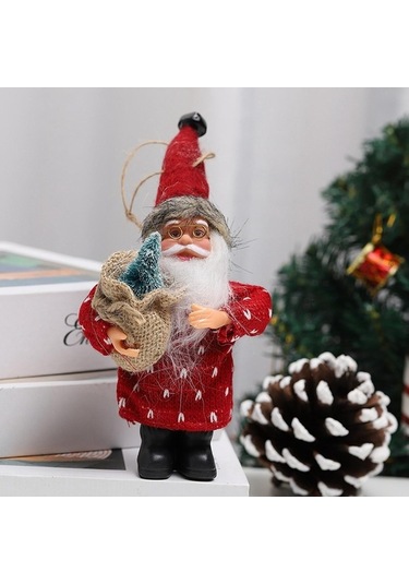 Pazly Yılbaşı Süsleme Suntek Stil-c Peluş Bebek Baba Asılı Fp