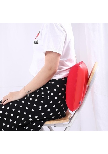 Kraliyet Mavisi Katlanır Yastık Açık Seyahat Uyku Yastığı Şişme Taşınabilir Dinlenme Yastığı Çok Renkli Mavi