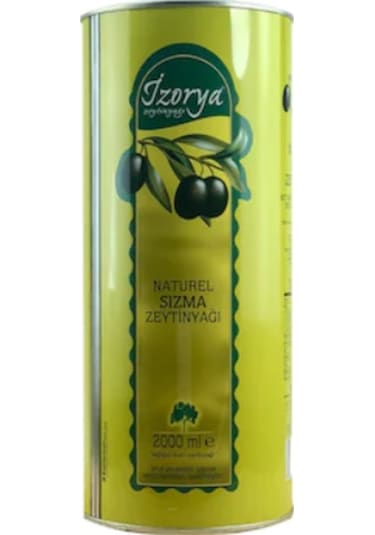 İzorya Naturel Sızma Zeytinyağı Teneke 2 L