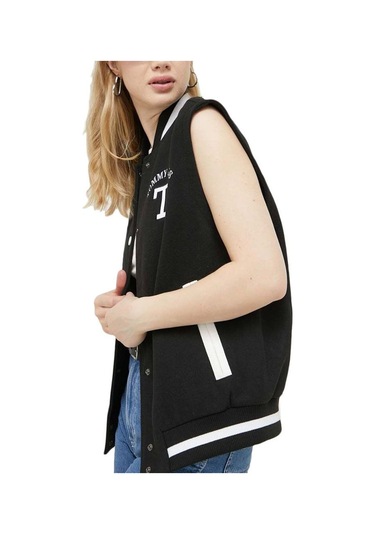 Tjw Zıp Off Sleeve Letterman- Siyah