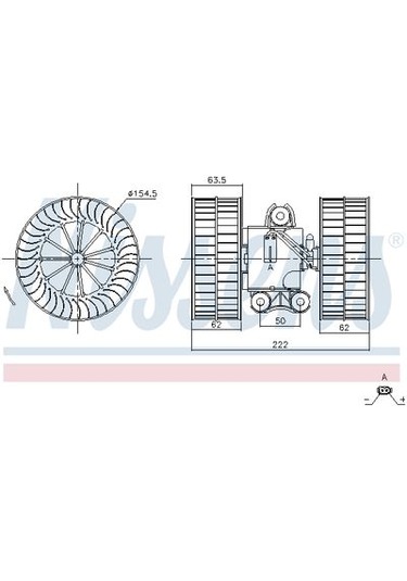 Mercedes W639 Ön Kalorifer Motoru 0008357904