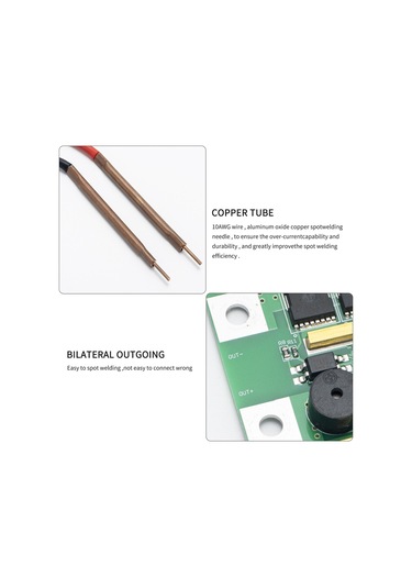 Vkemall 12v Otomatik 18650 Li-pil Kaynak Makinesi Kontrol Kartı - Tam Diy Aksesuar Seti Metal Mos Çekirdek, Yeşil