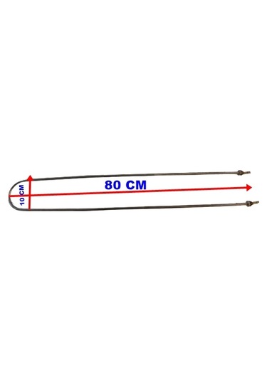 Ender Benmari 80cm Rekorlu Düz Rezistans 2500w 220v 8,5 Cr-ni