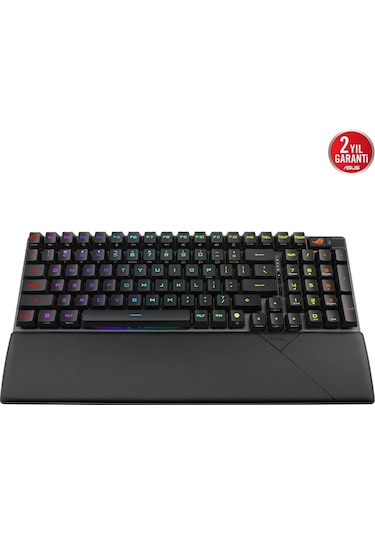 Asus Rog Strix Scope Iı 96 Nx Snow Switch Rgb Siyah Kablosuz Eng-q Mekanik Gaming Klavye