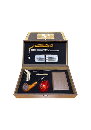 Pipsan Pipo Ahlat Ağacı Balsa Filitreli Çakmaklı Cüzdan Bileklik Tesbih Set 605738-509162