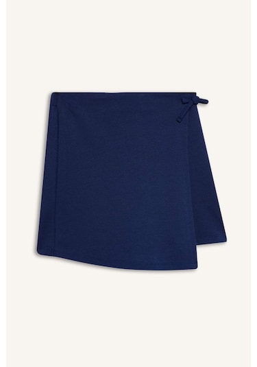 DeFacto Kız Çocuk Basic Düz Şort Etek B4465A825SMNV131 Lacivert DeFacto Kız Çocuk Basic Düz Şort Etek B4465A825SMNV131 Lacivert