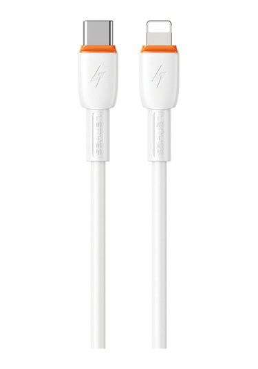 Lenyes Lc545 Type-c To Lightning Hızlı Şarj Özellikli Data Ve Şarj Kablosu 30w 1m Beyaz