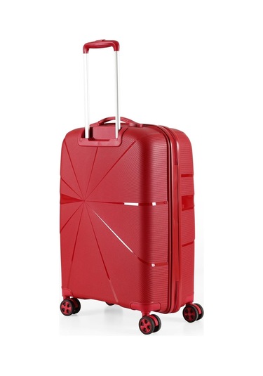 Ççs 5264 Polipropilen Büyük Boy Valiz Bordo