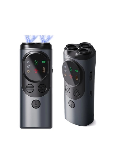 Willowhaven Gri Ultrasonic Köpek Eğitim Cihazı Led Ekran 3 Başlı Usb Şarj 15 35hz