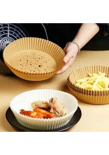 Clintex Kimya Kullanımlık Airfryer Fritöz Pişirme Kağıdı 5 Adet