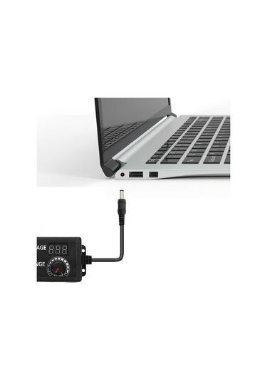 Yifomall Evrensel Voltaj Adaptörü - 3v-12v 5a Ayarlanabilir Şarj Cihazı 100-240v