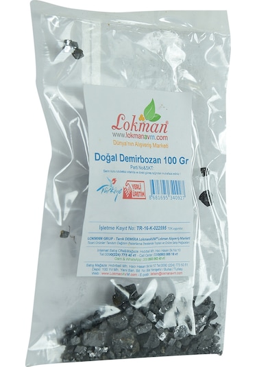 Lokman Avm Doğal Demirbozan 100 G