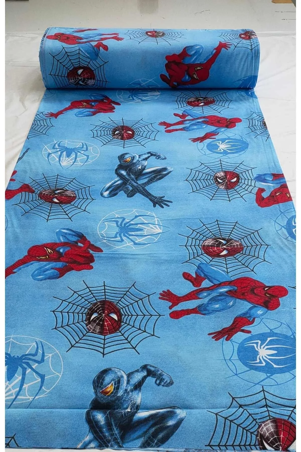 Ranforce Metrelik, Nevresimlik Kumaş - 100x240 Spiderman