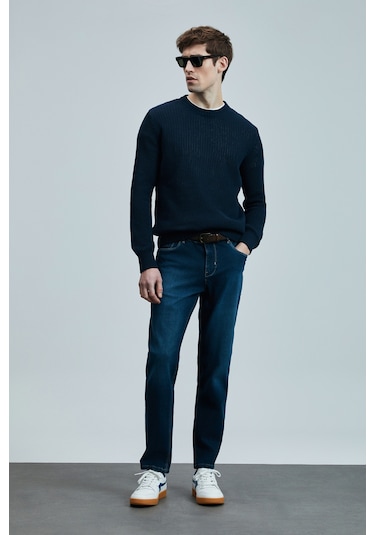 Lufian Dante Erkek Denim Pantolon 111200200 Mavi