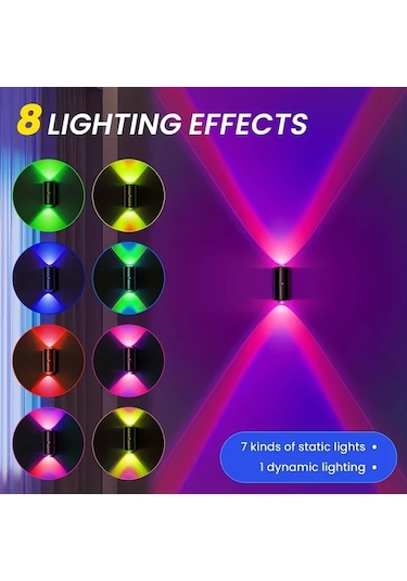 Willowhaven 4pcs White Akıllı Gece Işığı Hareket Sensörlü Led Duvar Aydınlatma Şarj Edilebilir Rgb Gece Lambaları Yatak Odası Oturma Odası İçin Kırmızı