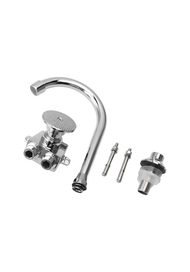 Hangfox Bakır Mutfak Lavabo Ayak Pedalı Kontrol Valfi - Ev Ve Ticari Kullanıma Uygun - Sıcak/soğuk Su Hızlı Akışlı