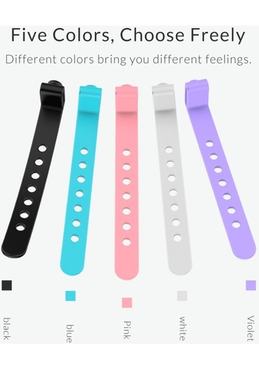 Orıco Sg-rh5 5 Adet Renkli Silikon Kablo Bağı