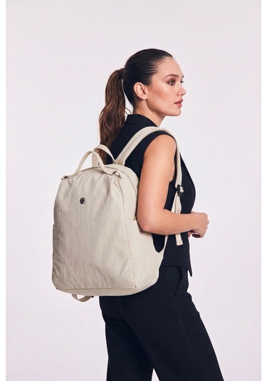 Louisiana Polo Bolsas Kadın Sırt Çanta Bej 1126 Bej