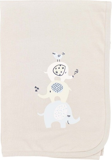 Bibaby Elephant In Live Bebek Battaniyesi 85X90 Cm 64623 Çok Renkli