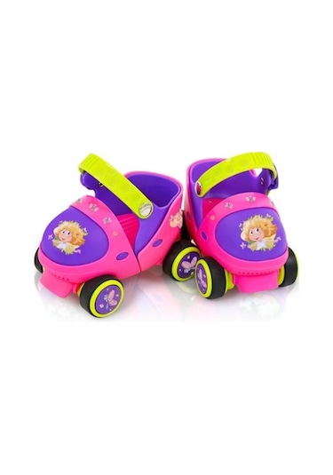 Danri 2-6 Yaş Çocuklar İçin Dört Tekerlekli Paten - Pembe Pembe
