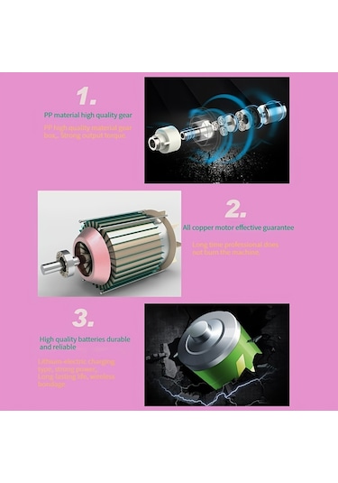 Tcherchi LY22219 Elektrikli Şarj Edilebilir Akülü Tornavida