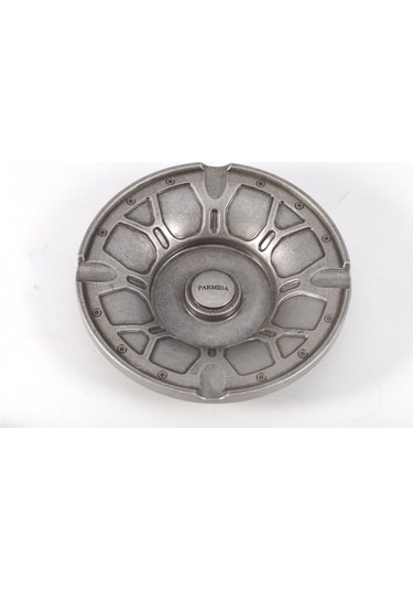 Parmida 4'lü Puro Küllüğü Desenli Metal Gümüş